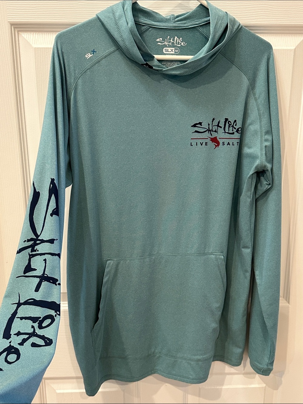 Salt Life UVAPOR Performance Hooded Long-Sleeve Shirt size M